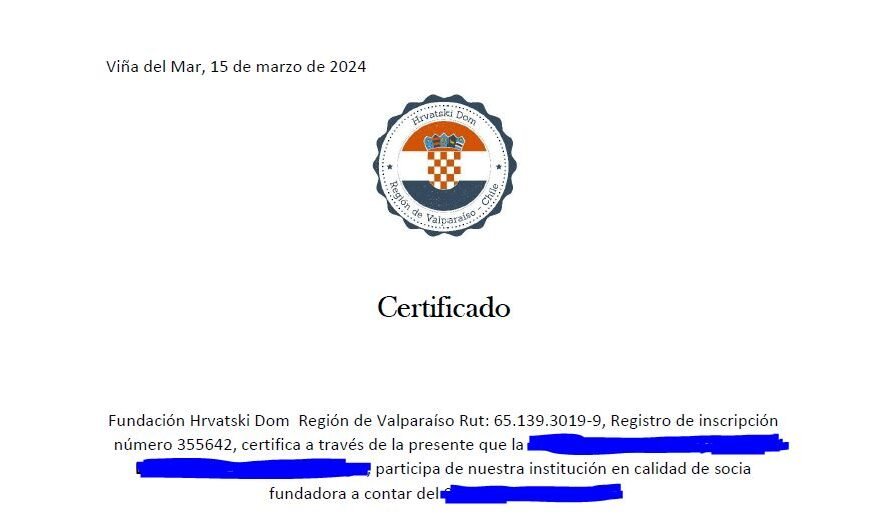 Emisión de Certificados
